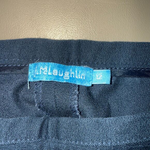 J. Mclaughlin Dock Capri Pant - Navy 12 - Picture 7 of 8